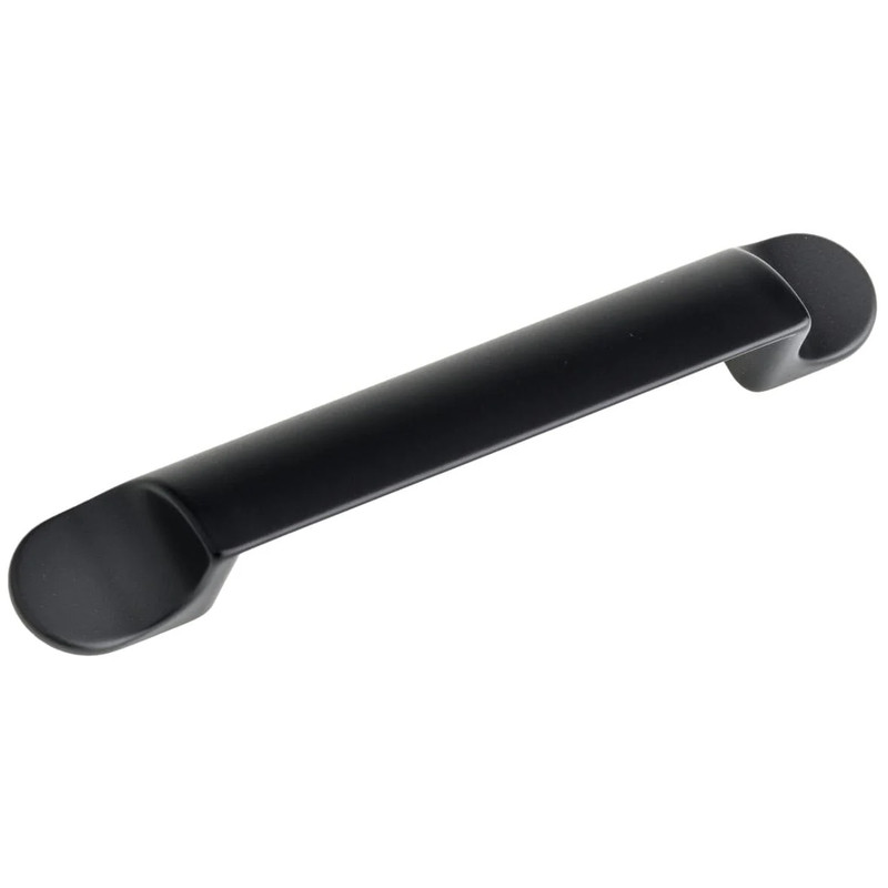 Contemporary Pull, 3-3/4" Center-to-Center, Matte Black